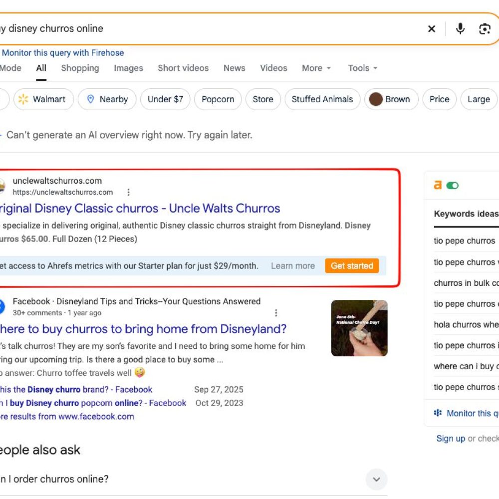 Product website SEO on Specific Kw – USA market